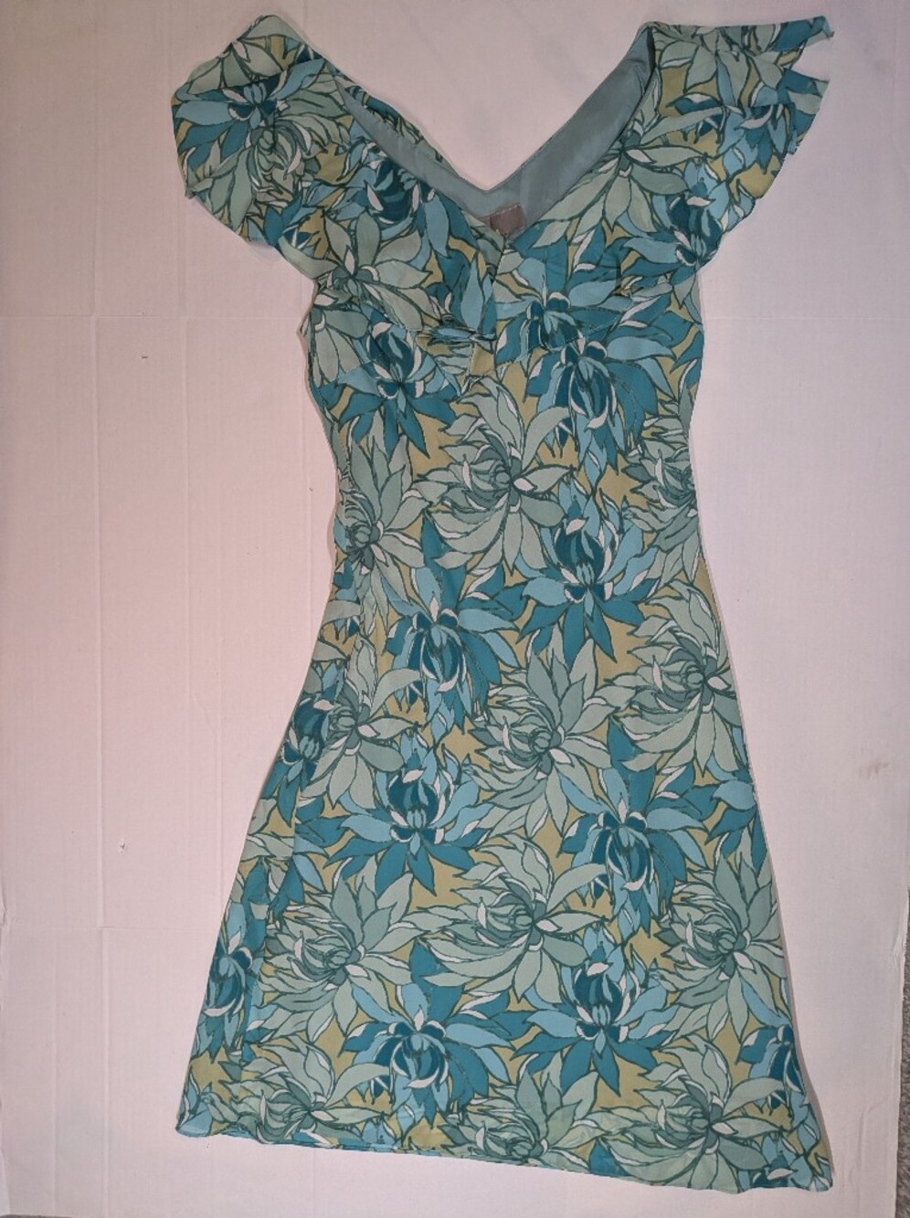 Linea Domani Floral Midi Dress Women's Medium